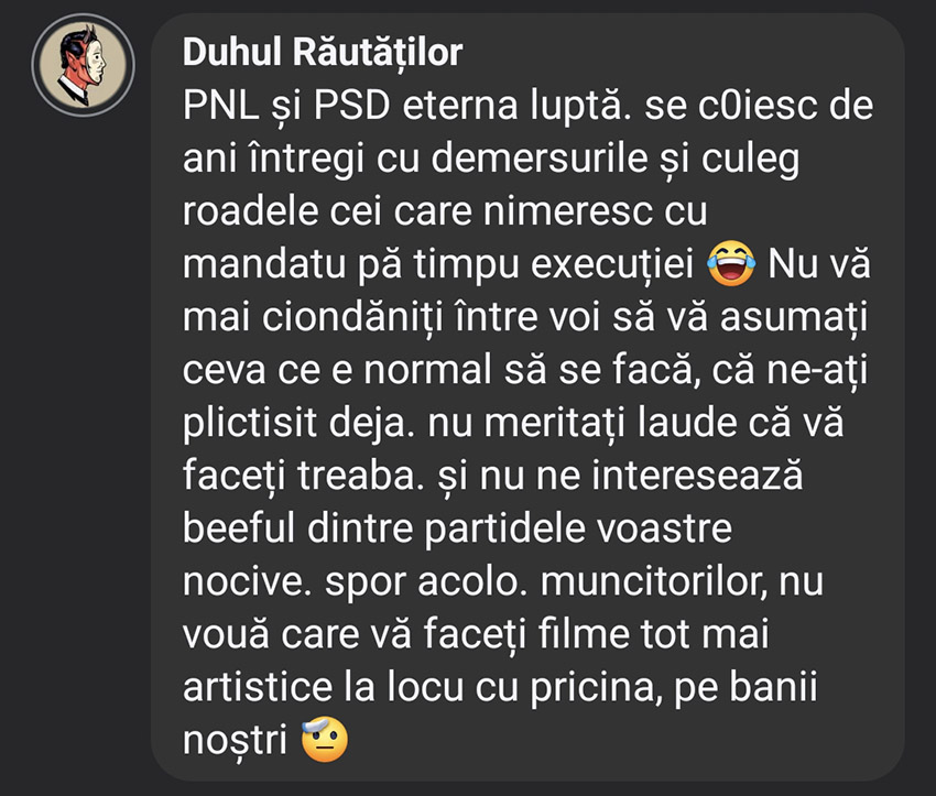 Primarul Doru Dăncuș a decis să blocheze vocile critice pe rețelele de socializare