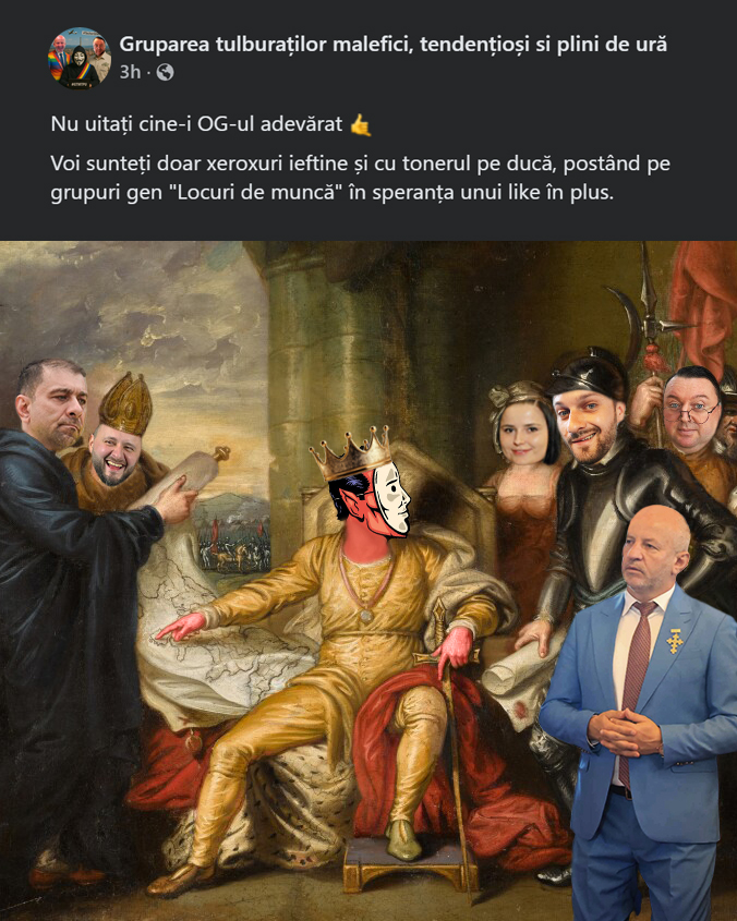 Gruparea încoronează Duhul